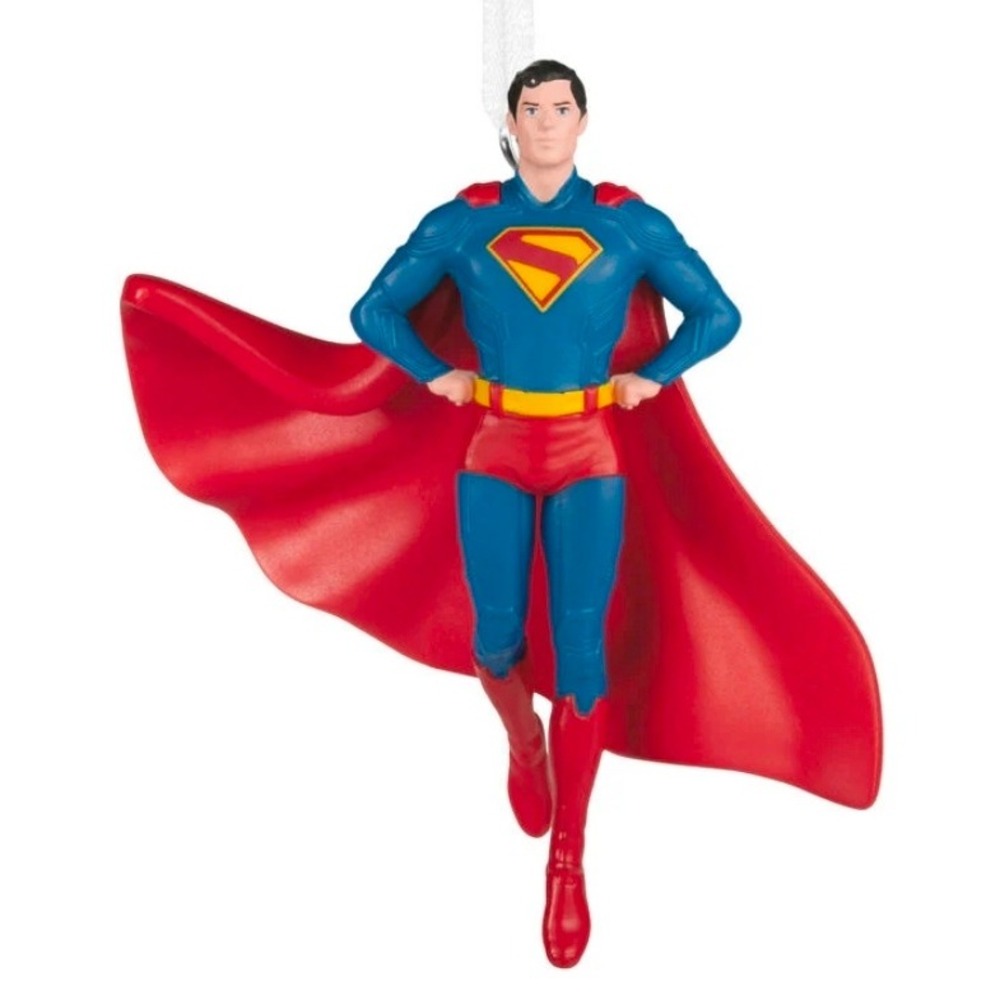 Hallmark Superman Christmas Tree Ornament DC Comics Superhero Flying Cape